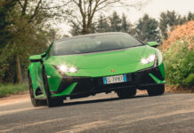 Lamborghini Huracán Tecnica 2023, первая поездка в Великобританию