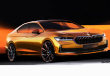 Завтра будет представлена u200bu200bновая Skoda Superb 2024 года.
